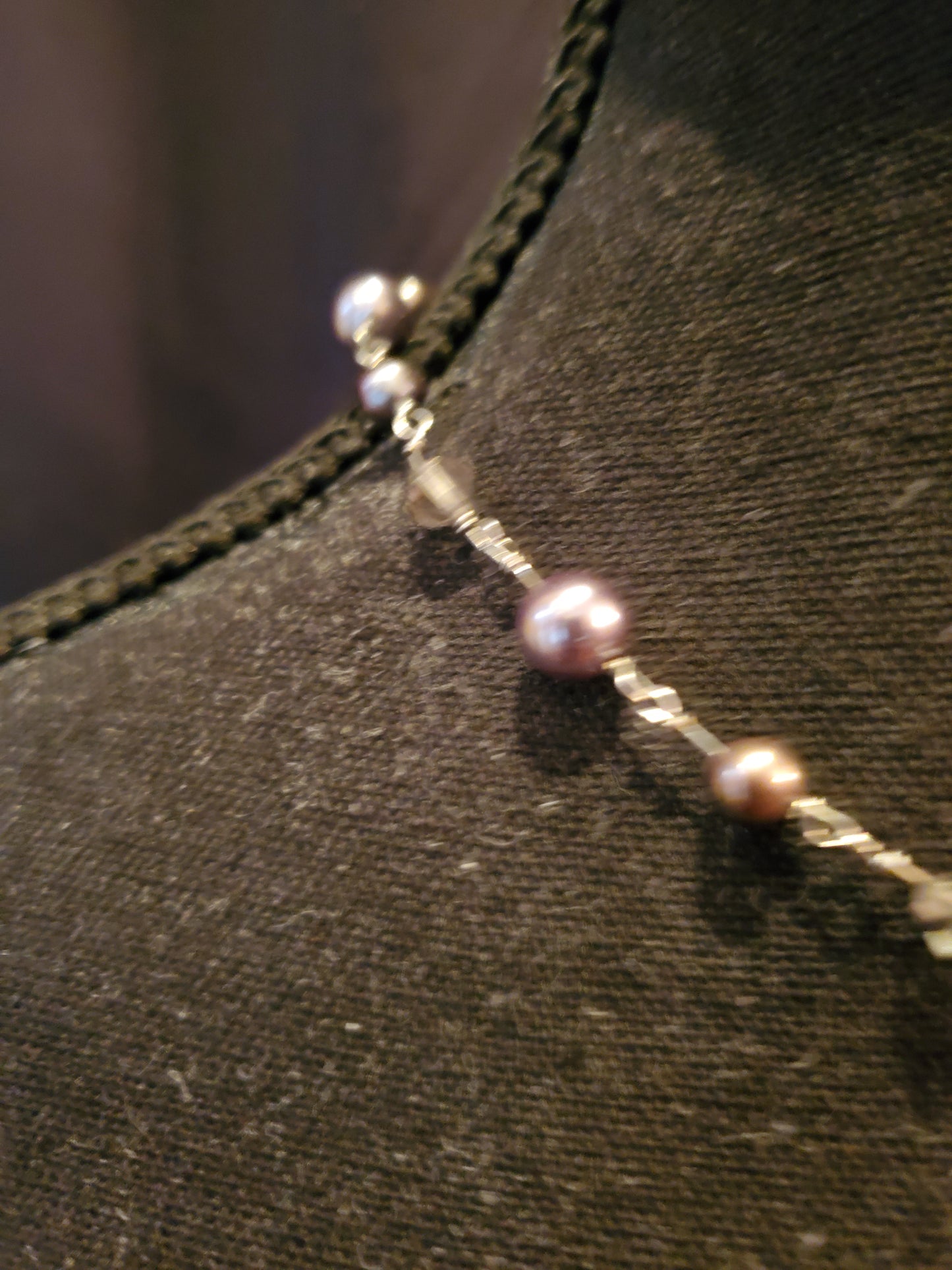 Lia Sophia Faux Pearls & Crystal Necklace. Lot# 141-68