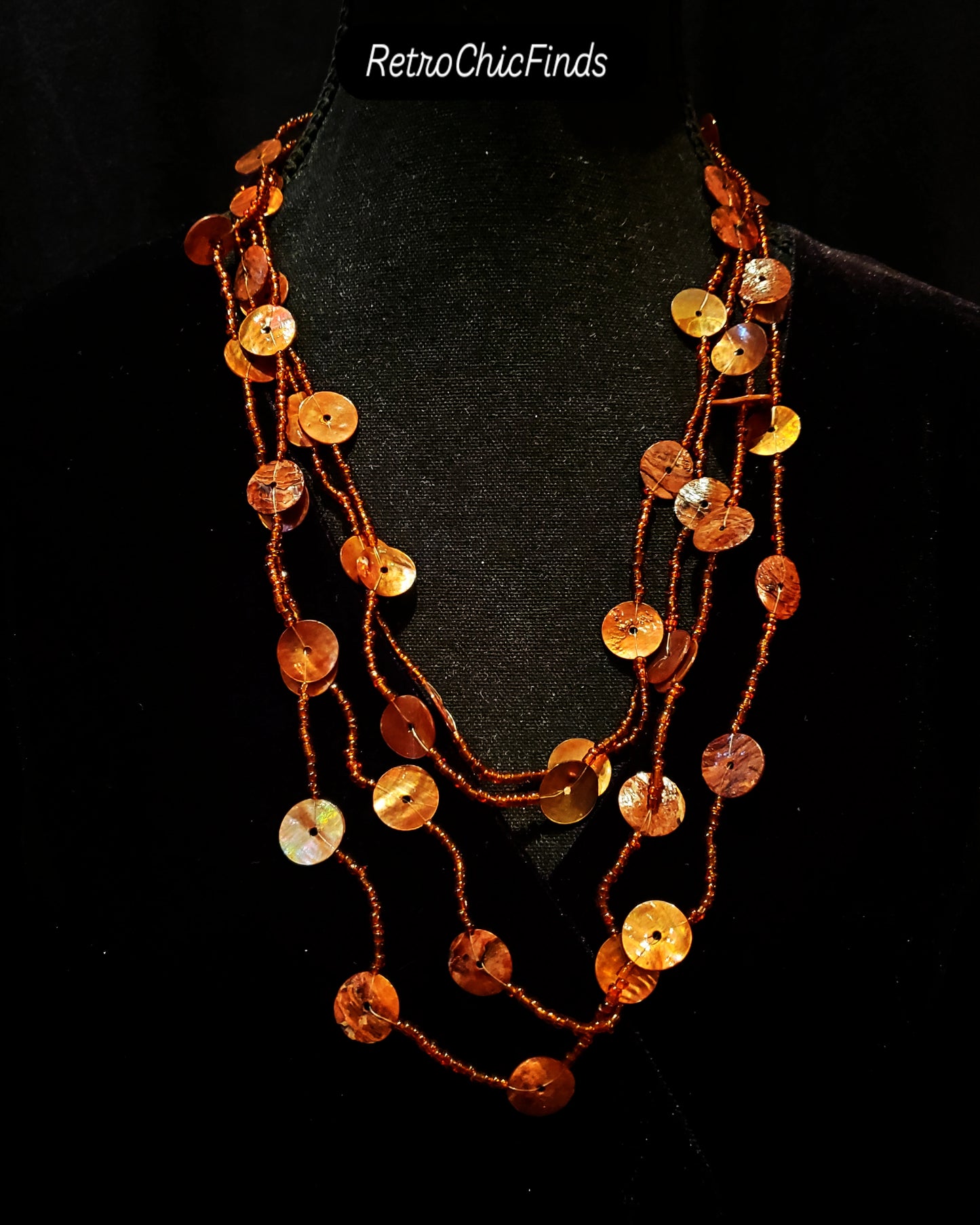 Tropical Shell & Beaded Necklace. Lot# 281